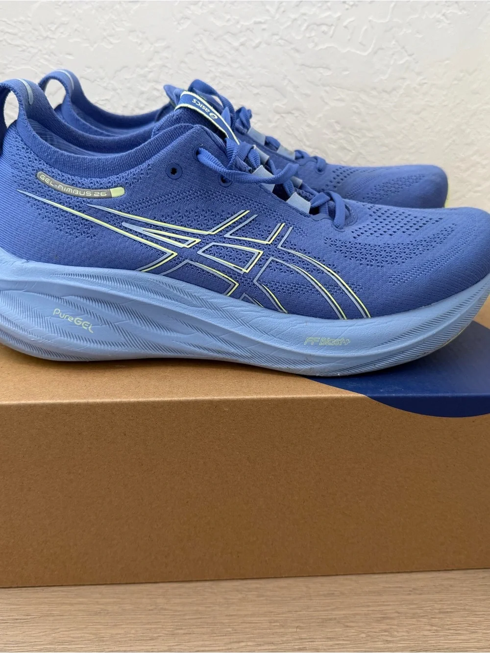 ASICS Gel-Nimbus 26 - Women’s Running Shoe Sapphire/Light Blue